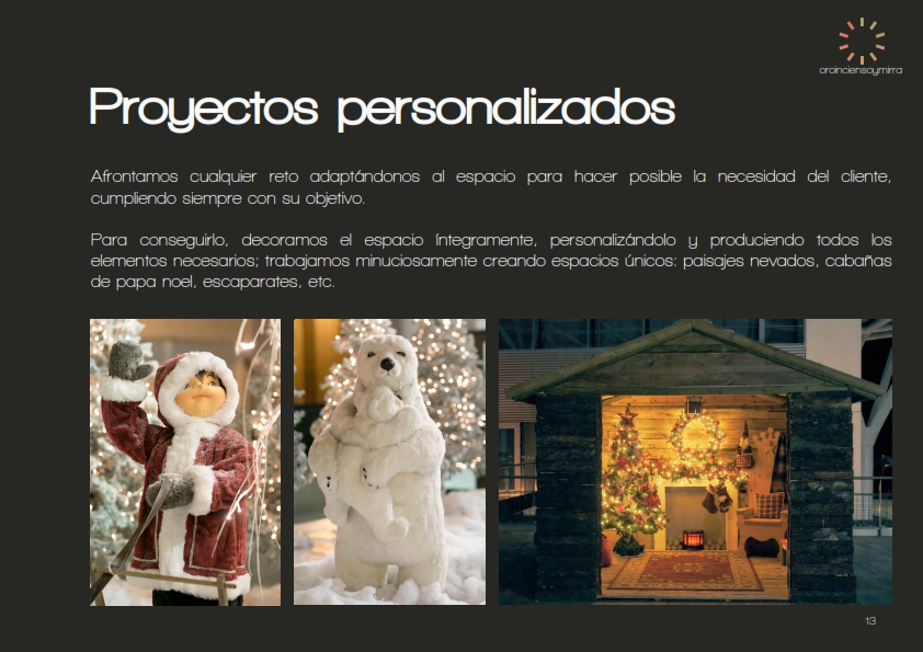 Ramas de navidad de Oroinciensoymirra